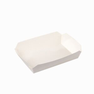 Vaschetta rettangolare bianca quattro porzioni PE2700W 27,5x17,5x5,3cm (75pz) - immagine 2