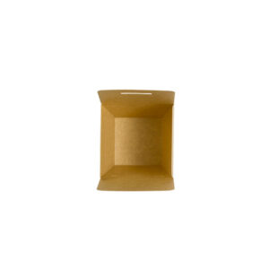Contenitore con coperchio integrato avana AF0006P (500pz) - immagine 3